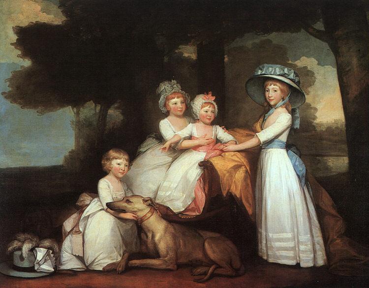 Gilbert Charles Stuart The Percy Children oil painting image